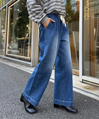 日常寬鬆牛仔褲