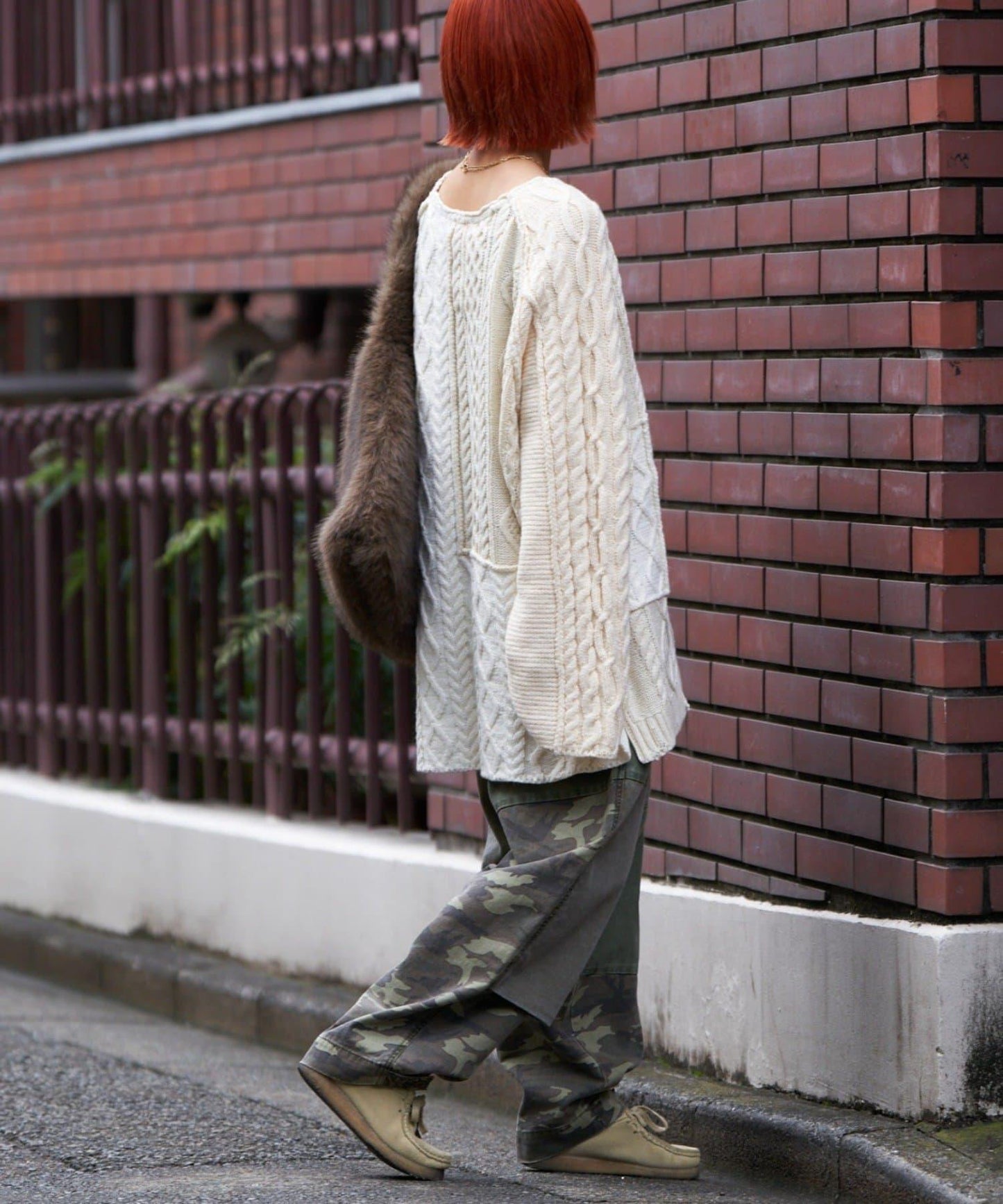 【etsinta/エシンタ】改良款寬鬆羊毛針織衫