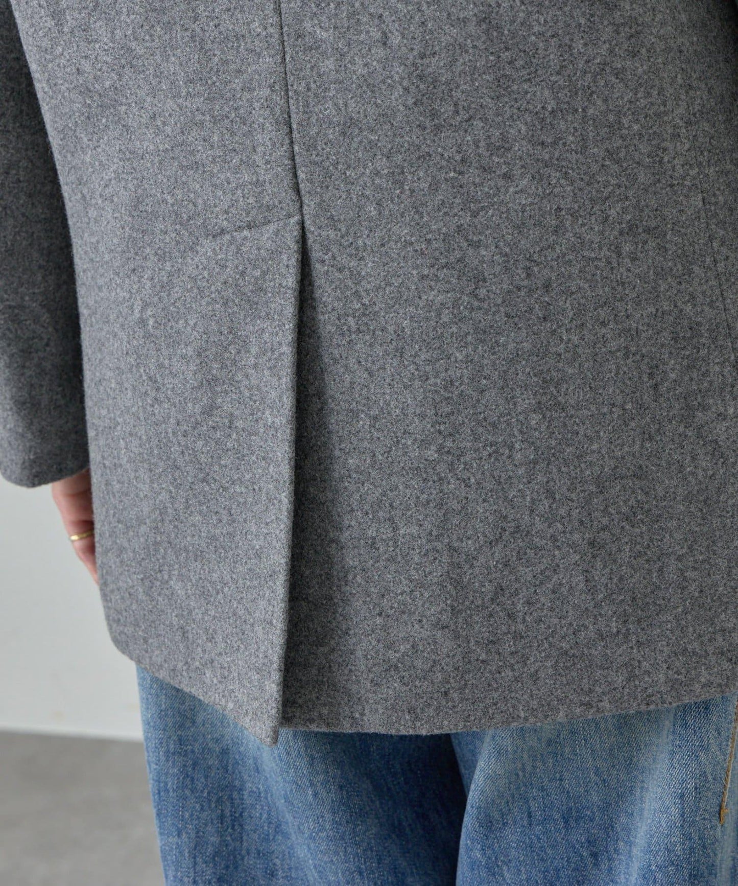 羊毛寬鬆西裝夾克