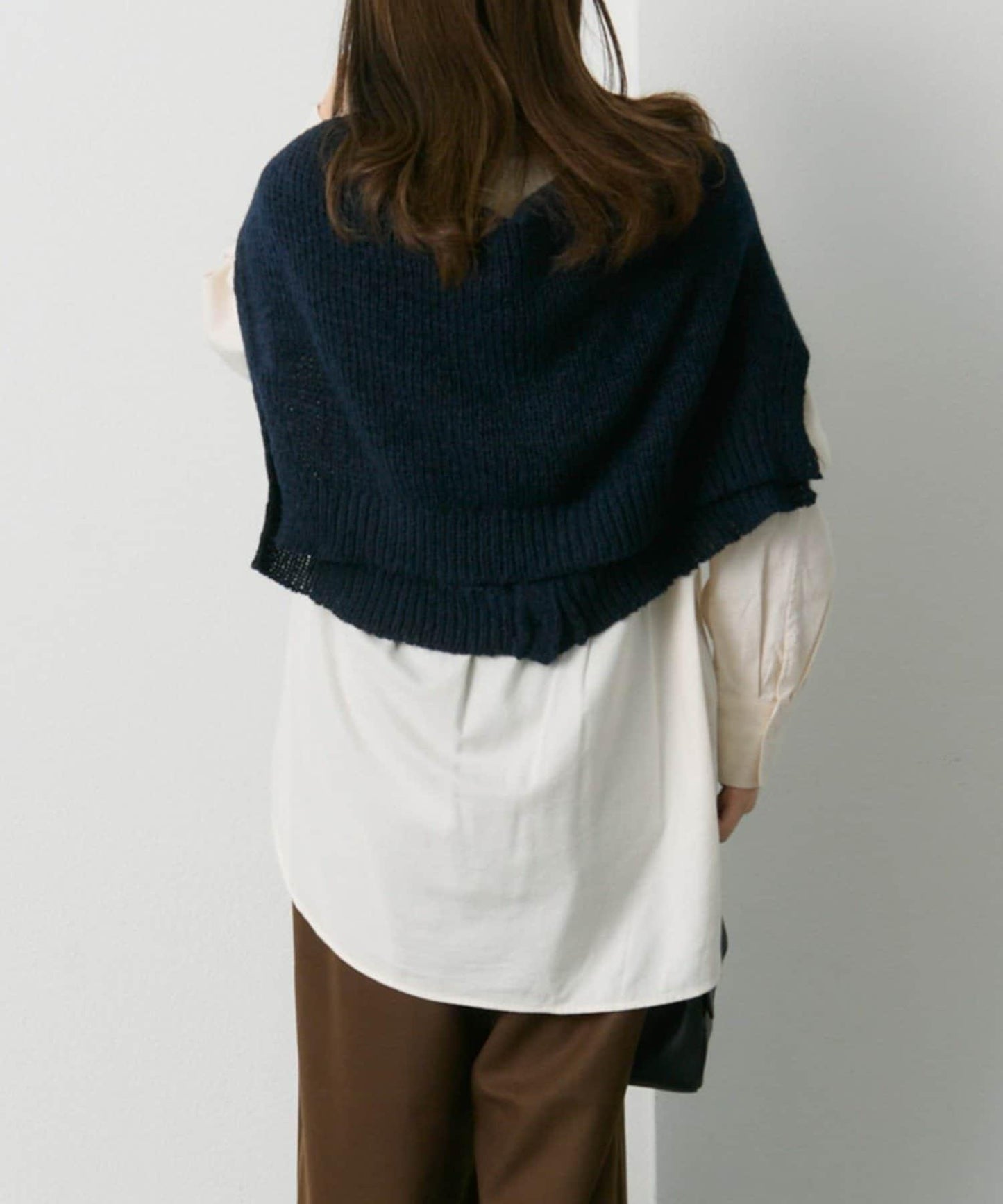 磨毛寬鬆襯衫上衣