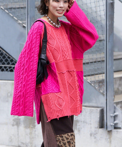 【etsinta/エシンタ】改良款寬鬆羊毛針織衫