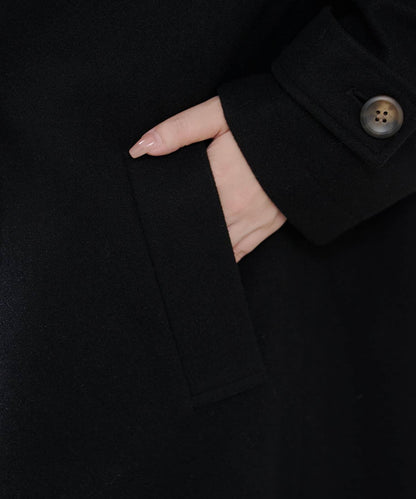 羊毛感雙排扣切斯特大衣