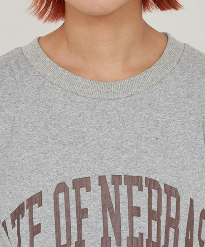 【etsinta/エシンタ】拼接格紋荷葉邊T恤