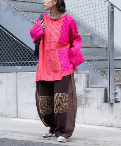 【etsinta/エシンタ】改良款寬鬆羊毛針織衫