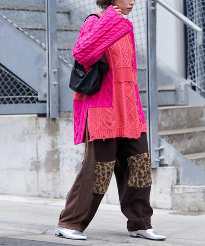 【etsinta/エシンタ】改良款寬鬆羊毛針織衫