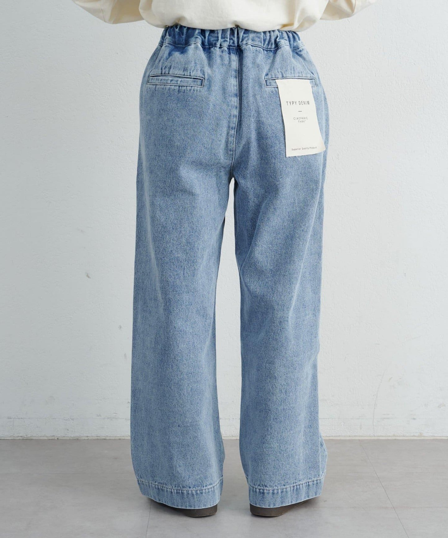 日常寬鬆牛仔褲