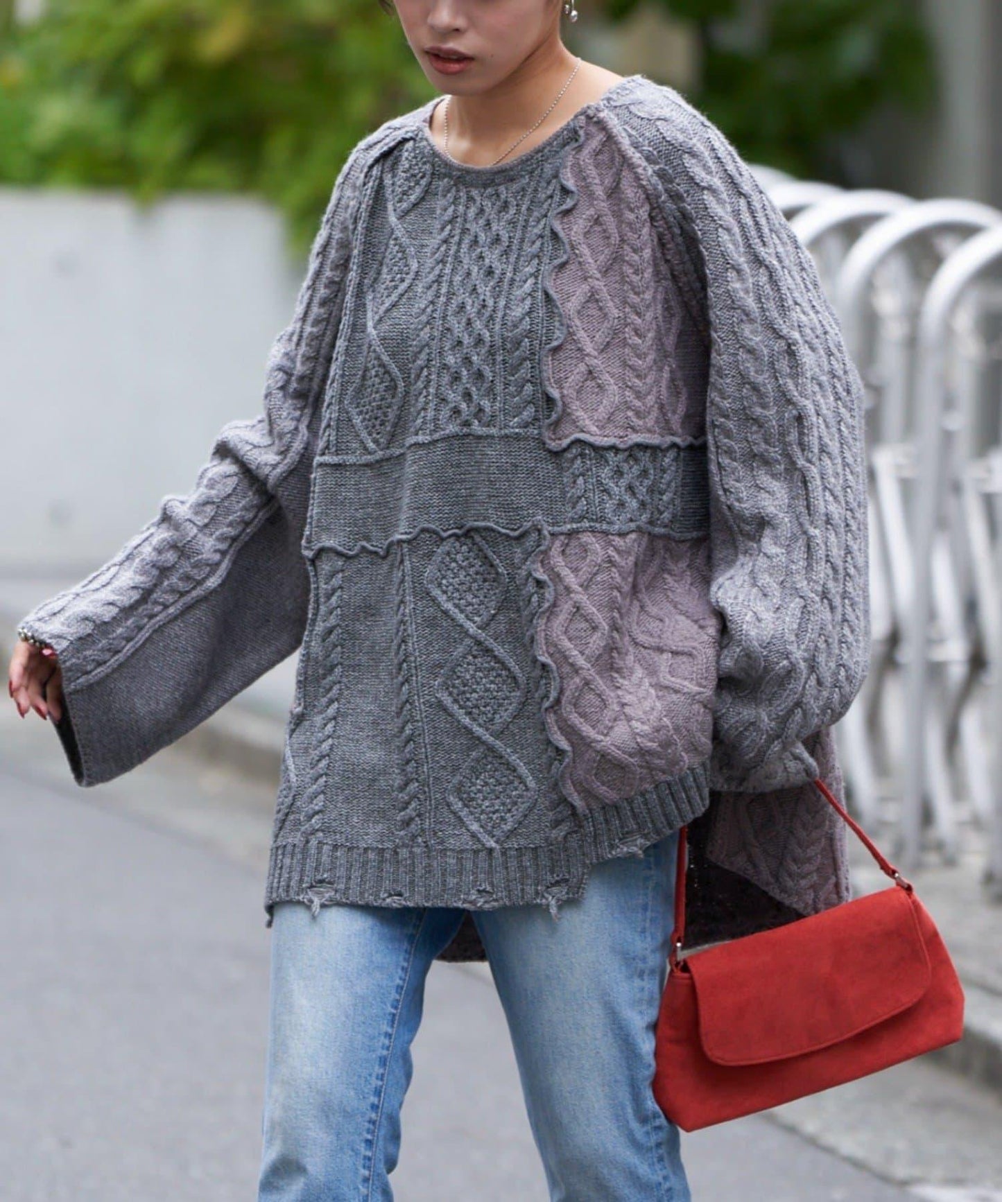 【etsinta/エシンタ】改良款寬鬆羊毛針織衫