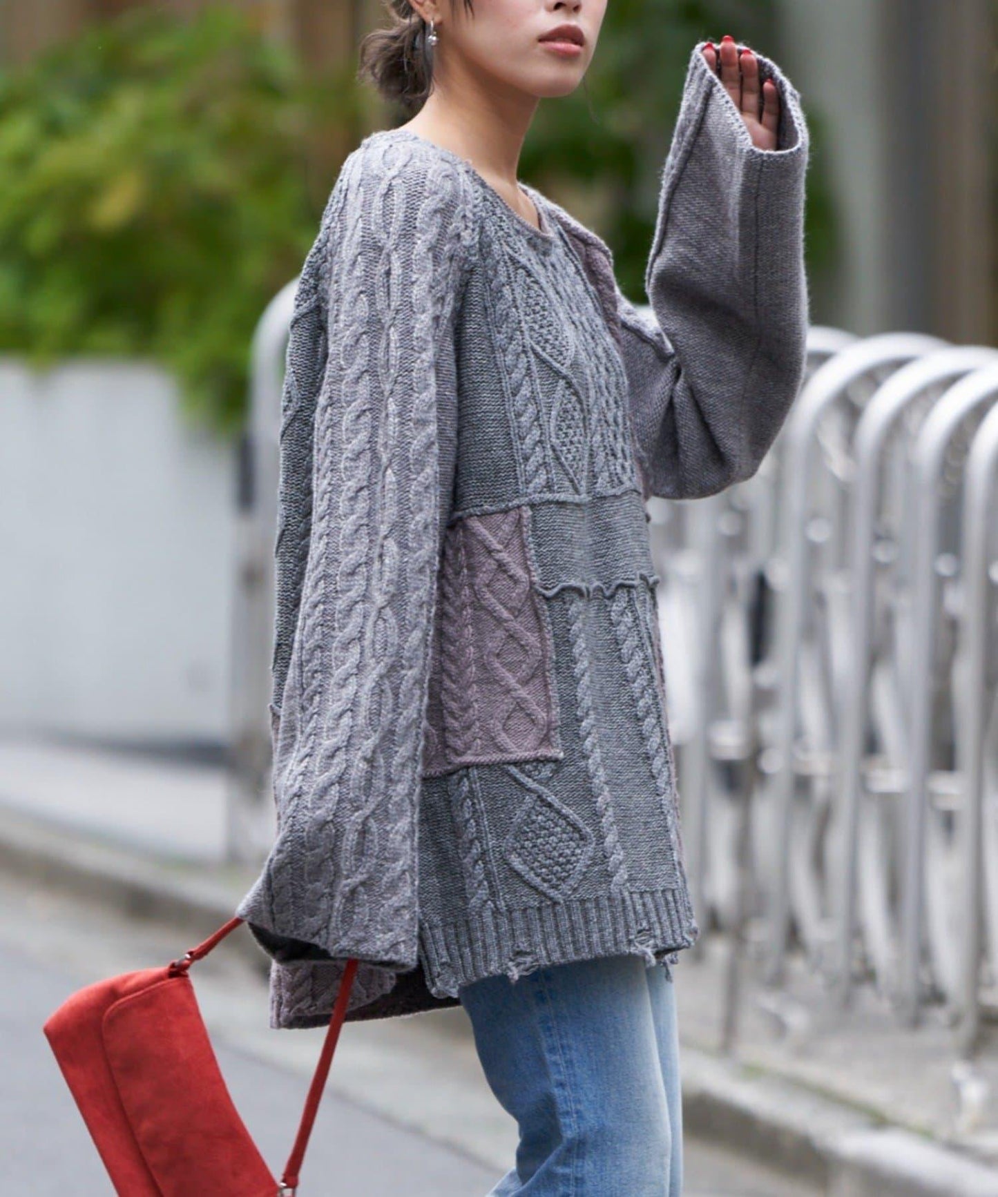 【etsinta/エシンタ】改良款寬鬆羊毛針織衫