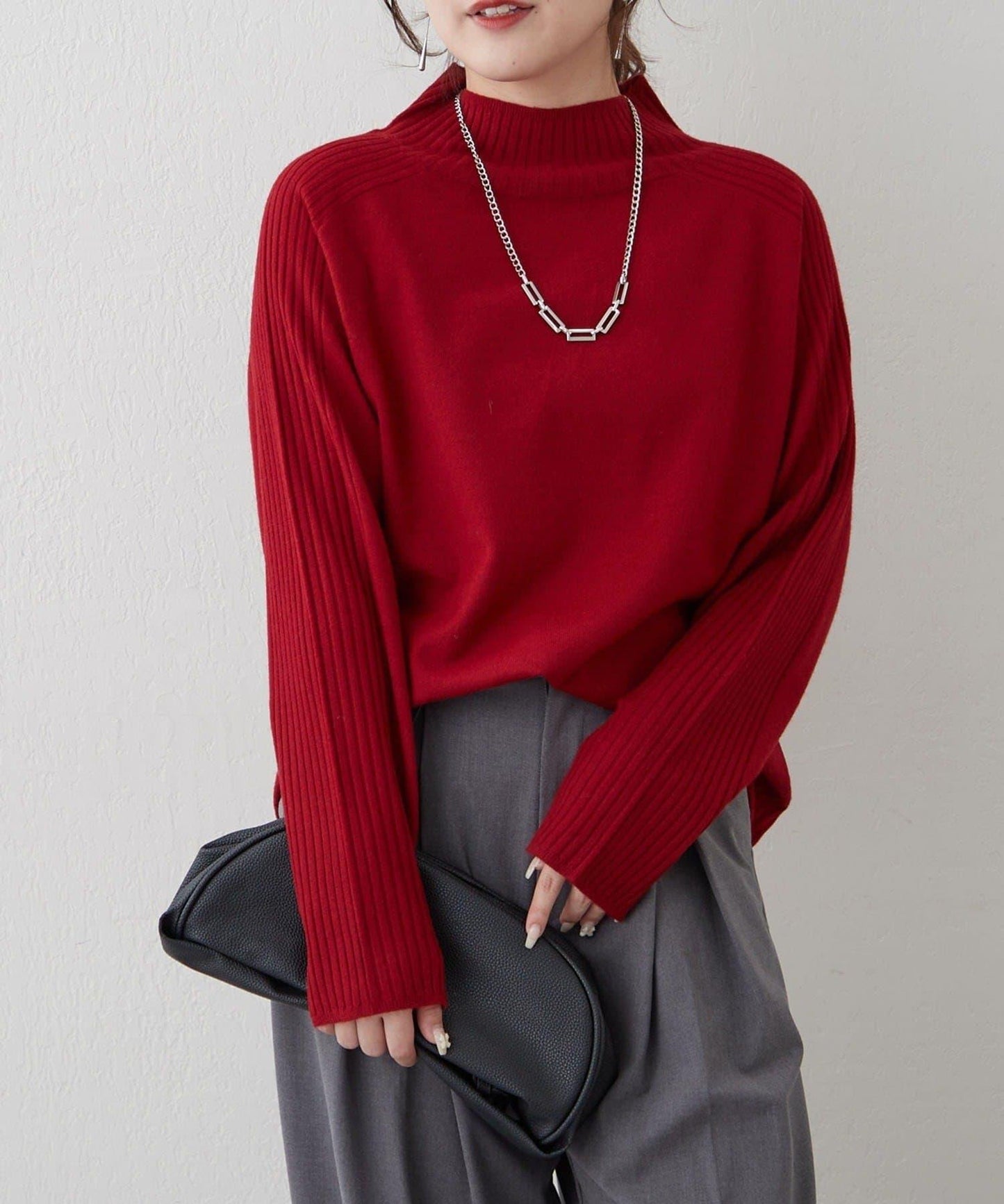 【RMAF】肩章裝飾針織套頭衫