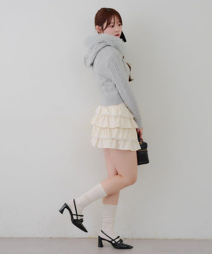 【RMAF】蕾絲荷葉邊迷你裙