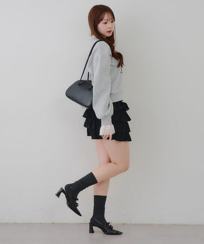 【RMAF】蕾絲荷葉邊迷你裙