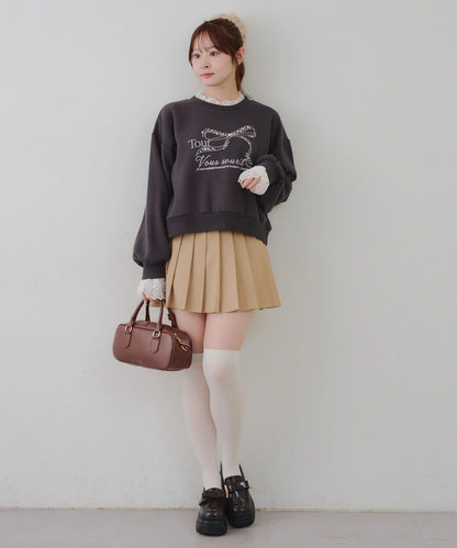 【RMAF】蕾絲裝飾寶石衛衣