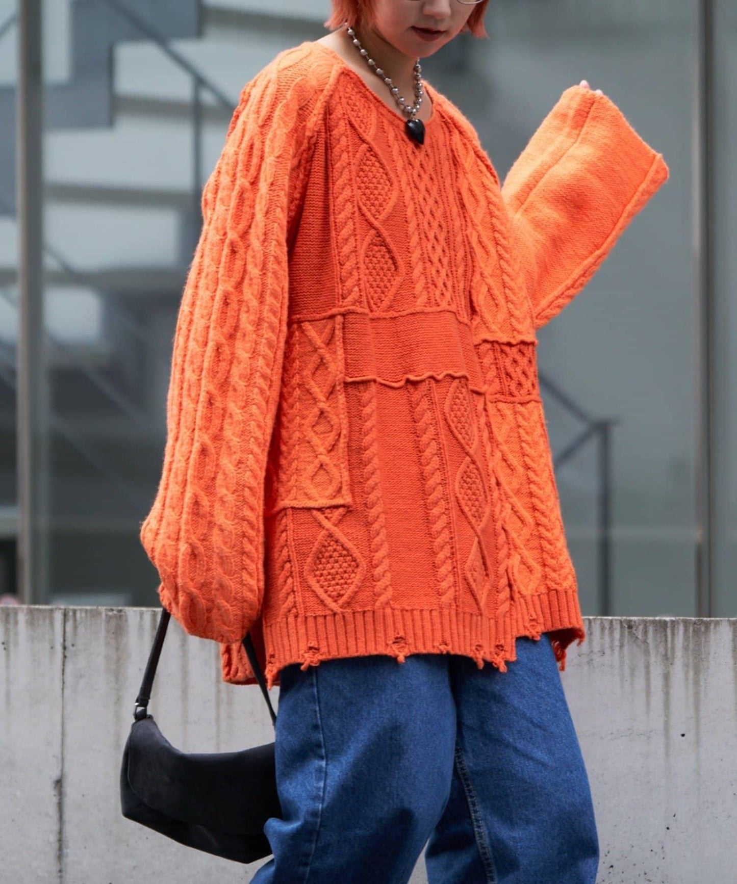 【etsinta/エシンタ】改良款寬鬆羊毛針織衫