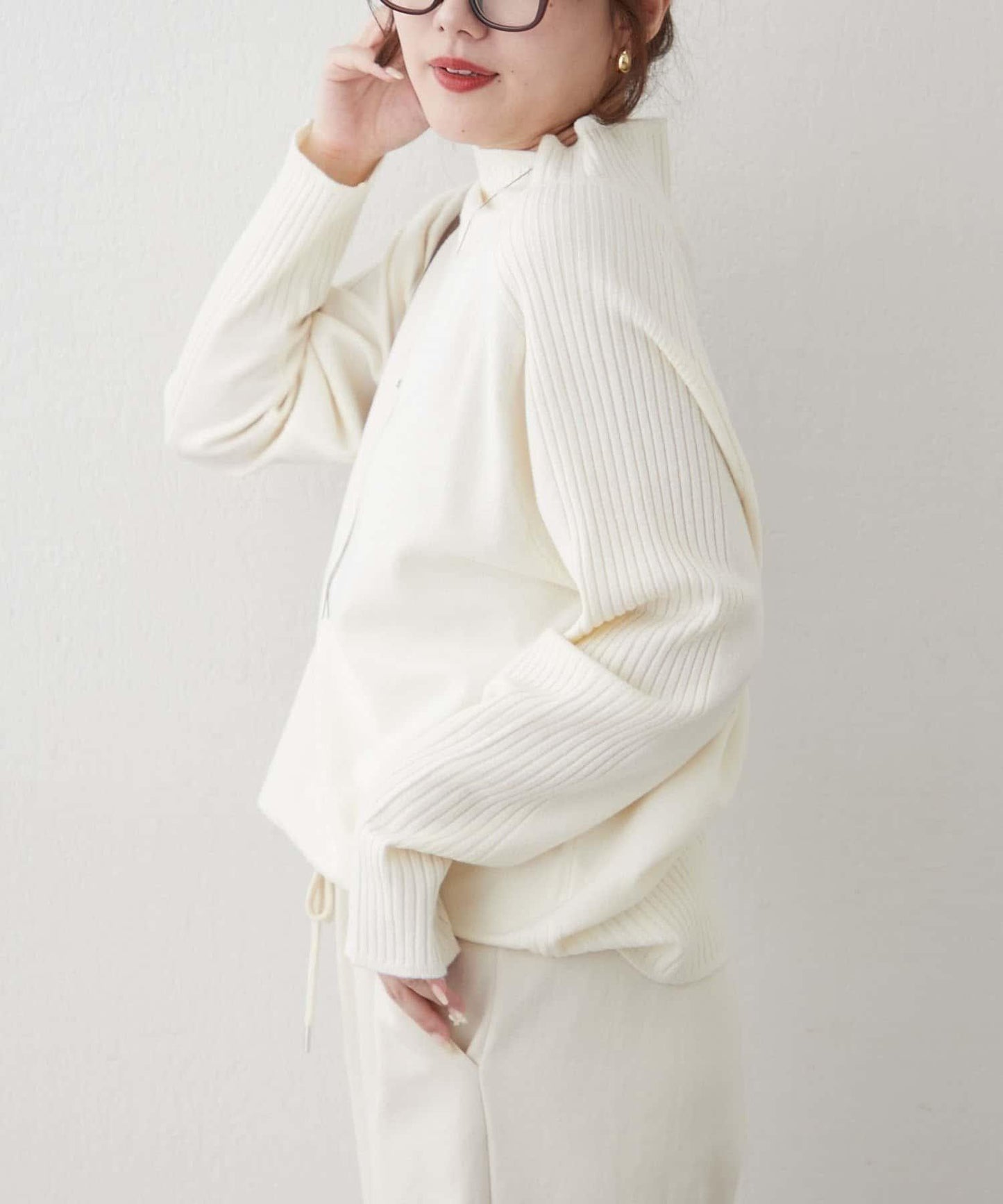 【RMAF】肩章裝飾針織套頭衫