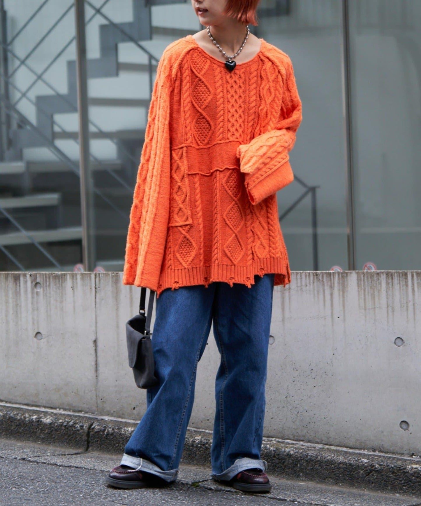 【etsinta/エシンタ】改良款寬鬆羊毛針織衫