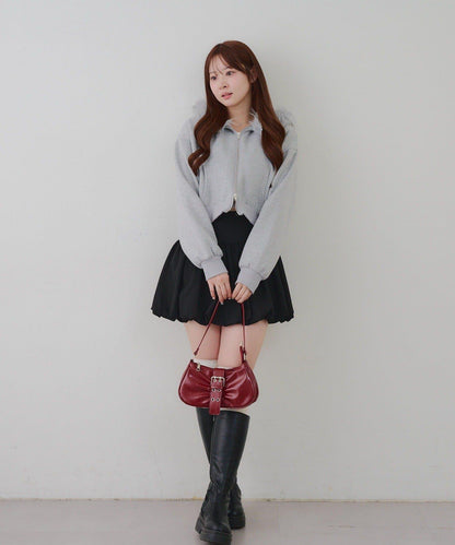 【RMAF】帶毛絨帽亮片連帽衫