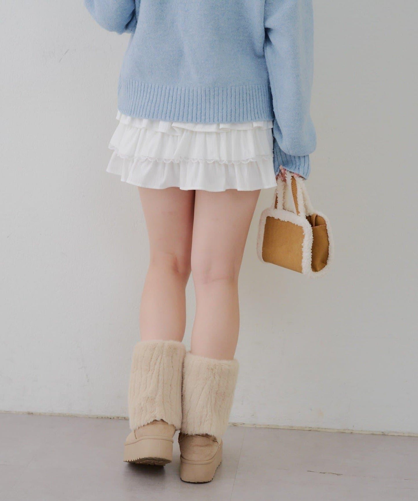 【RMAF】蕾絲荷葉邊迷你裙