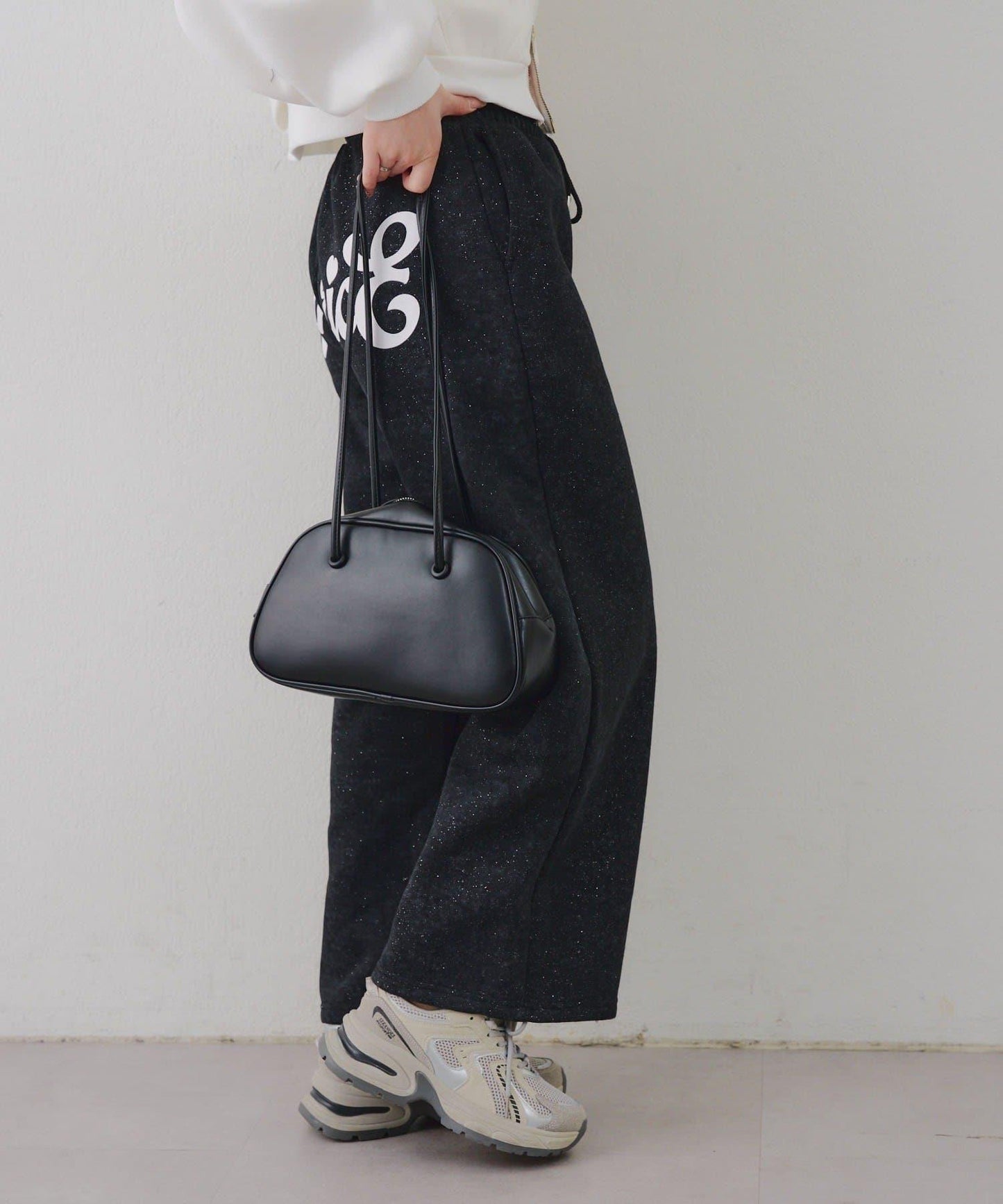 背面印花【RMAF】亮片休閒褲