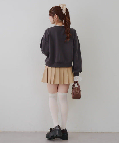 【RMAF】蕾絲裝飾寶石衛衣