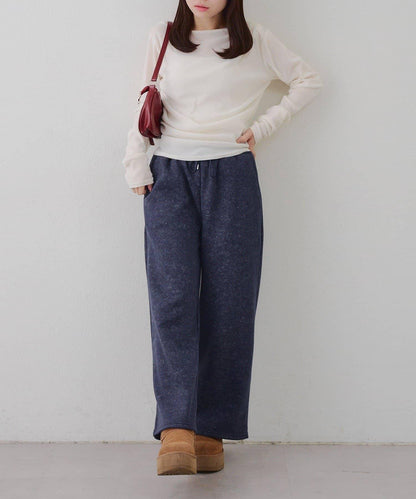 背面印花【RMAF】亮片休閒褲