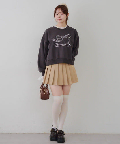 【RMAF】蕾絲裝飾寶石衛衣