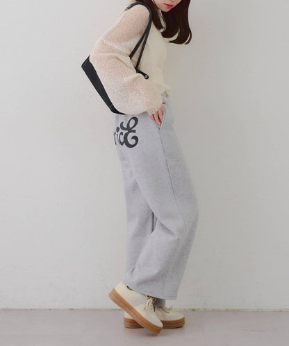 背面印花【RMAF】亮片休閒褲