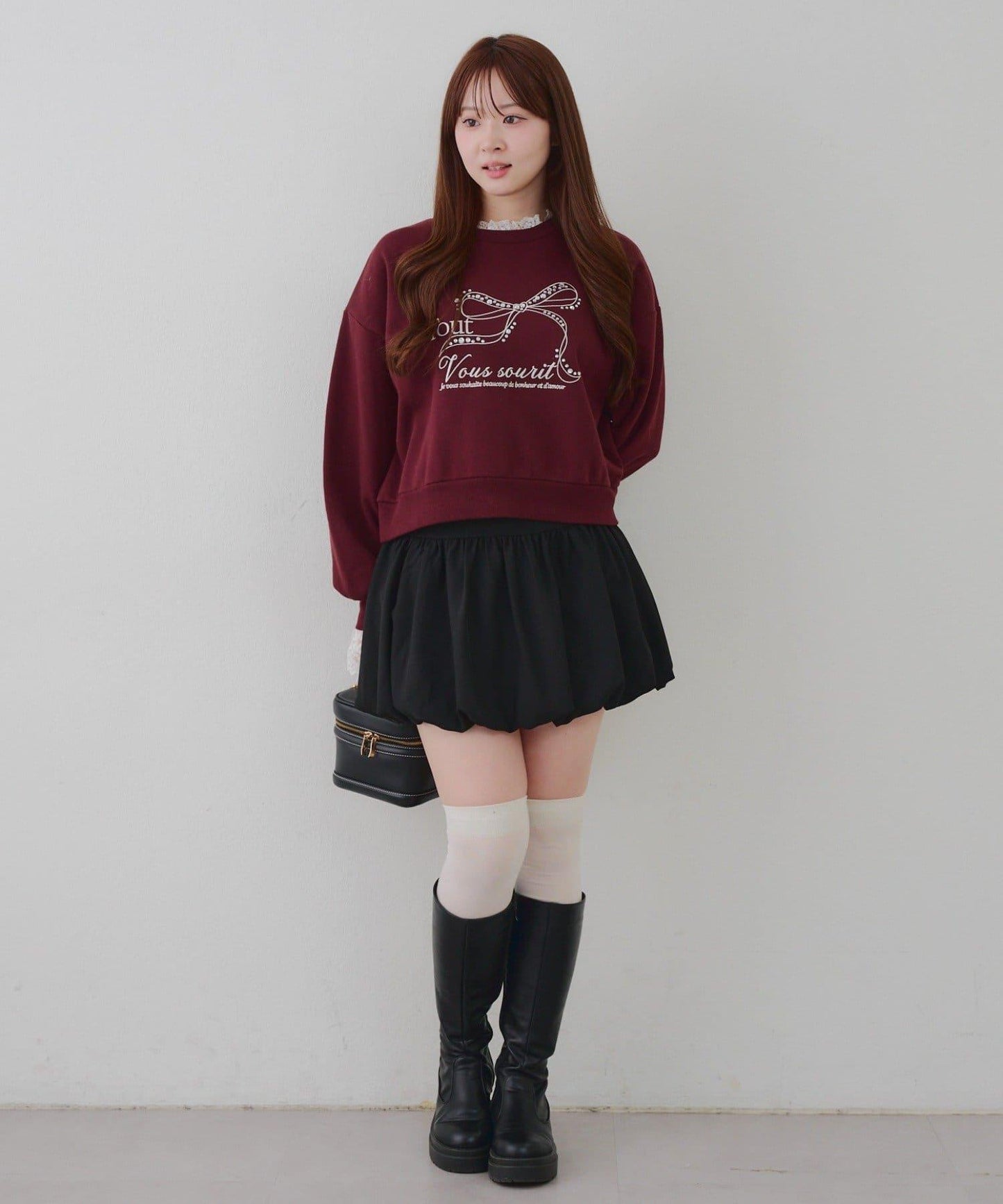 【RMAF】蕾絲裝飾寶石衛衣