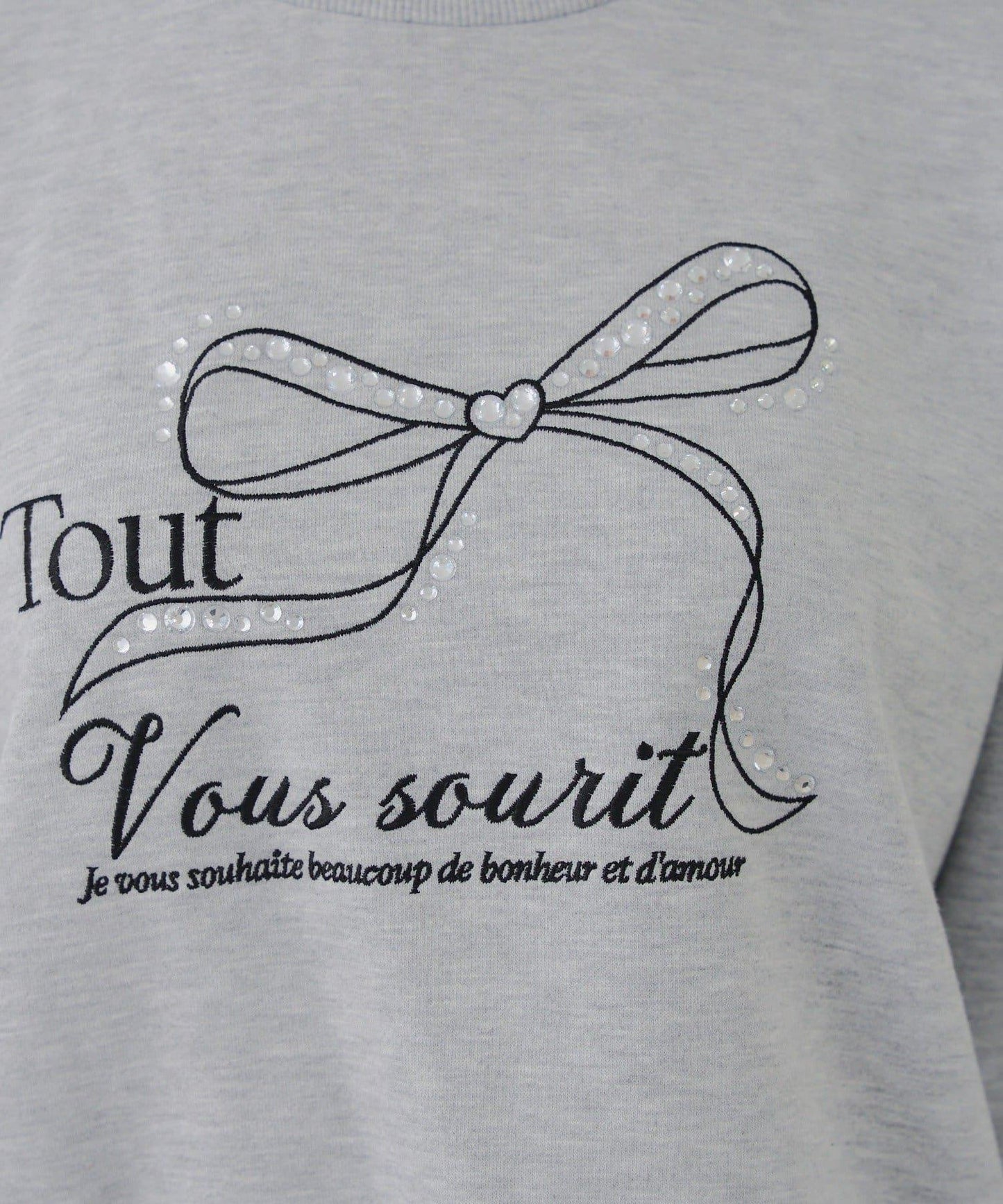 【RMAF】蕾絲裝飾寶石衛衣