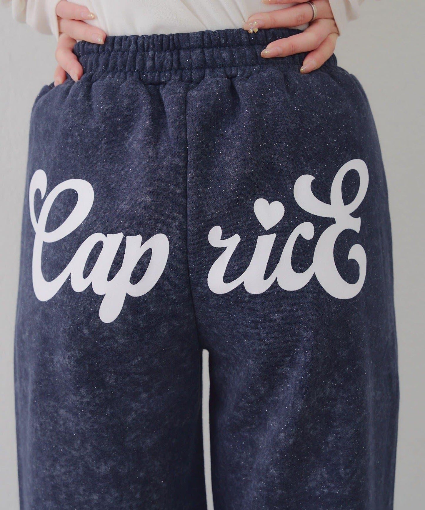 背面印花【RMAF】亮片休閒褲