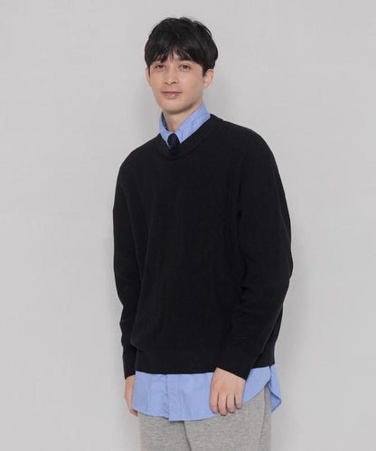 ローソン×FREAK'S STORE RELAX FIT EASY WASH KNIT/寬鬆版型易洗針織衫/ローソンフリーク