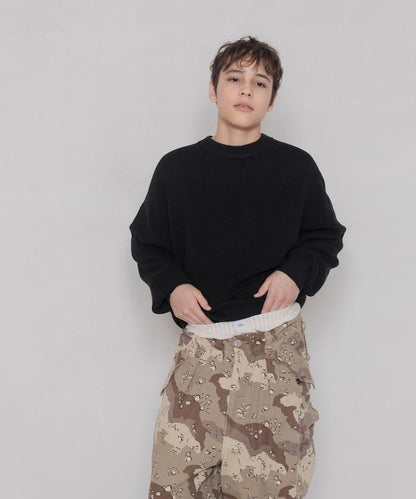 ローソン×FREAK'S STORE RELAX FIT EASY WASH KNIT/寬鬆版型易洗針織衫/ローソンフリーク