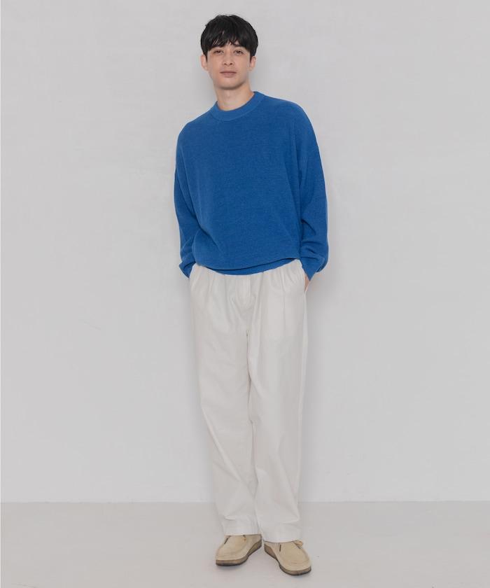 ローソン×FREAK'S STORE RELAX FIT EASY WASH KNIT/寬鬆版型易洗針織衫/ローソンフリーク