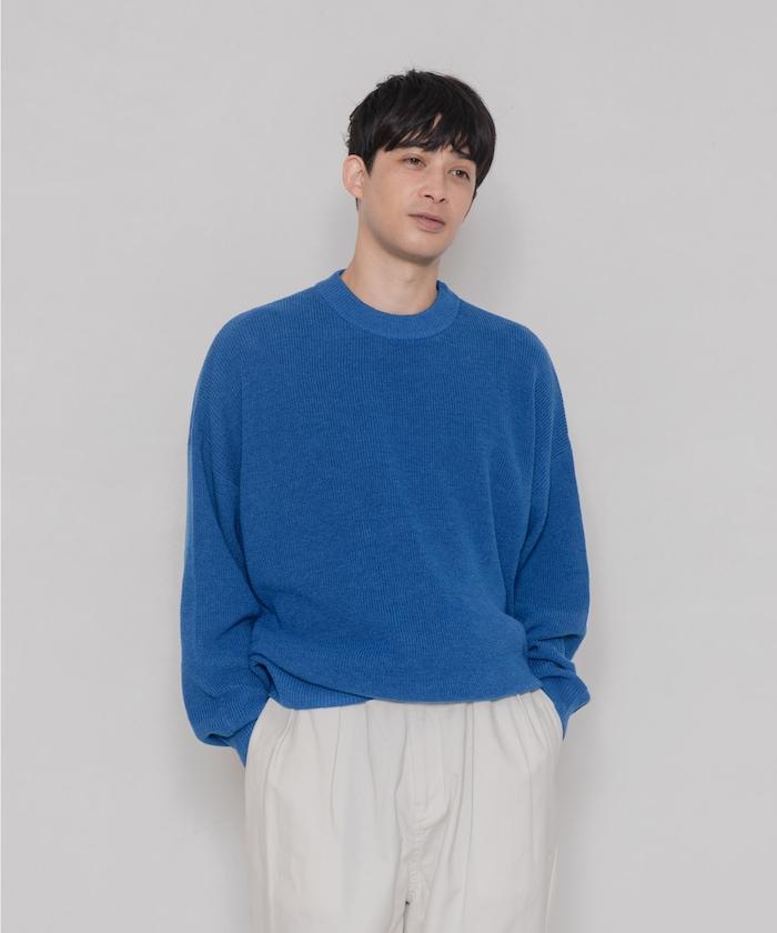 ローソン×FREAK'S STORE RELAX FIT EASY WASH KNIT/寬鬆版型易洗針織衫/ローソンフリーク
