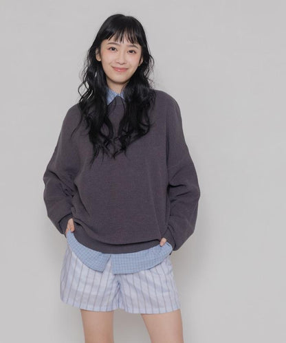 ローソン×FREAK'S STORE RELAX FIT EASY WASH KNIT/寬鬆版型易洗針織衫/ローソンフリーク