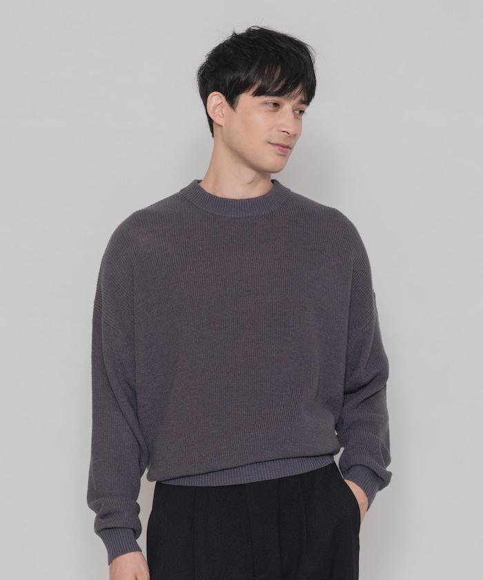 ローソン×FREAK'S STORE RELAX FIT EASY WASH KNIT/寬鬆版型易洗針織衫/ローソンフリーク