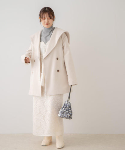 花卉提花直筒裙