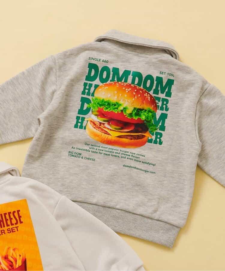 DomDom漢堡 半拉鍊衛衣