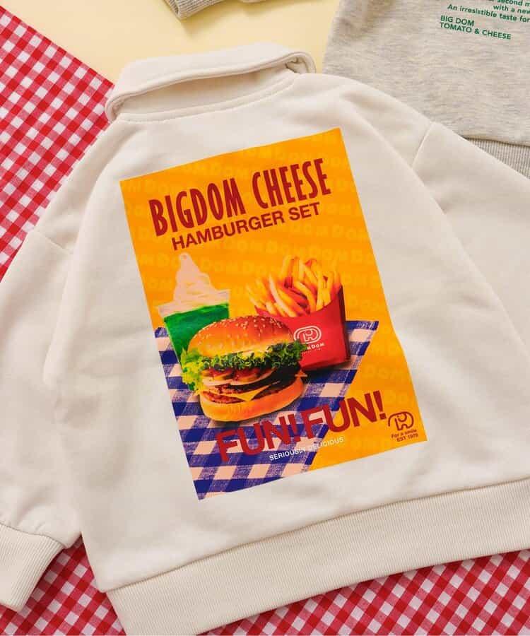 DomDom漢堡 半拉鍊衛衣