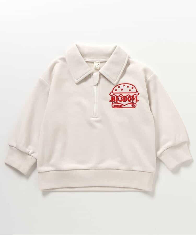 DomDom漢堡 半拉鍊衛衣