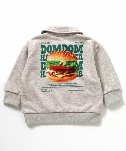 DomDom漢堡 半拉鍊衛衣