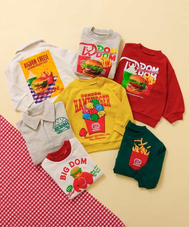 DomDom漢堡 半拉鍊衛衣