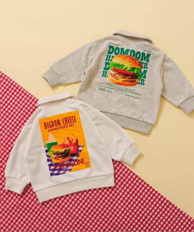 DomDom漢堡 半拉鍊衛衣