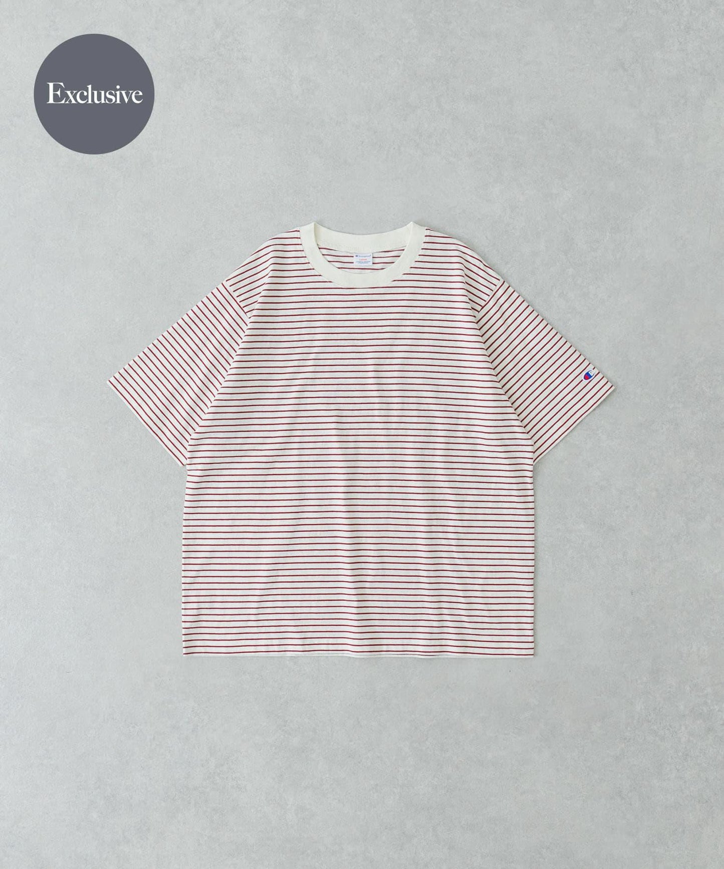 『特別訂製』Champion×UR USA版型條紋T恤