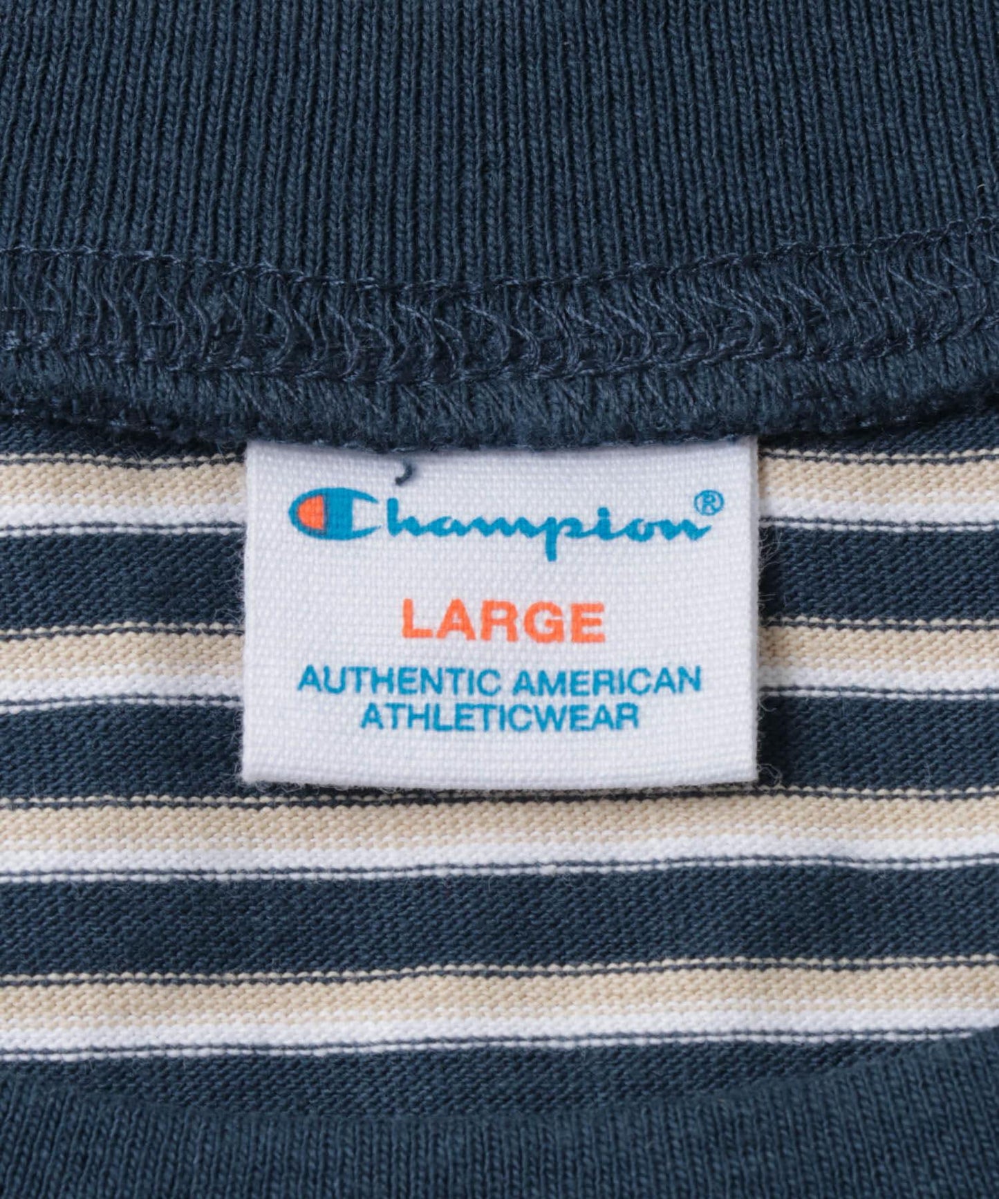 『特別訂製』Champion×UR USA版型條紋T恤