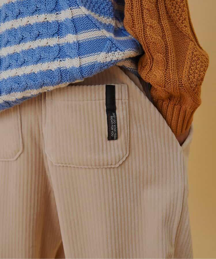 保暖柔軟錐形長褲 10分丈