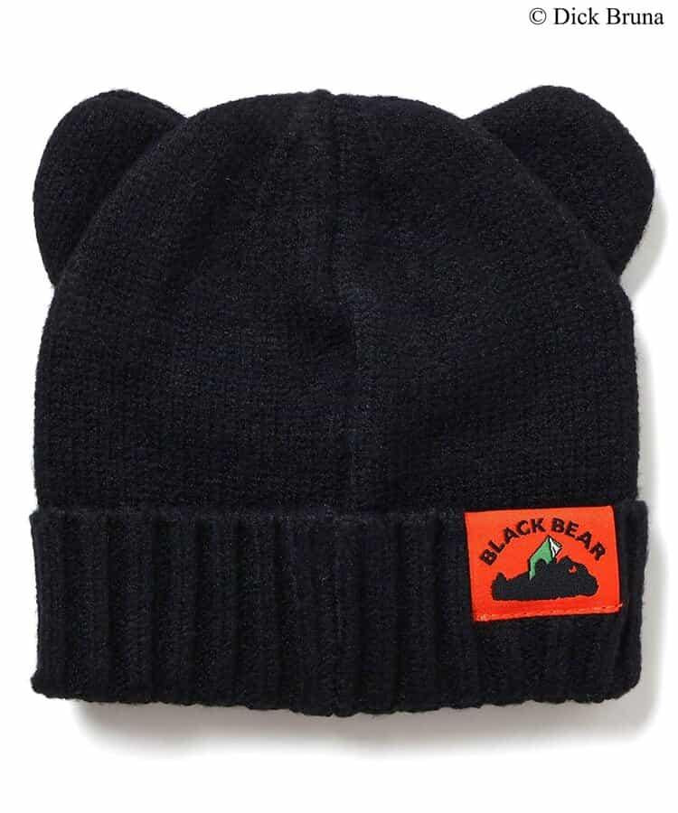 黑熊針織帽