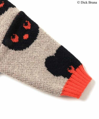 黑熊圖案針織套頭衫_可機洗