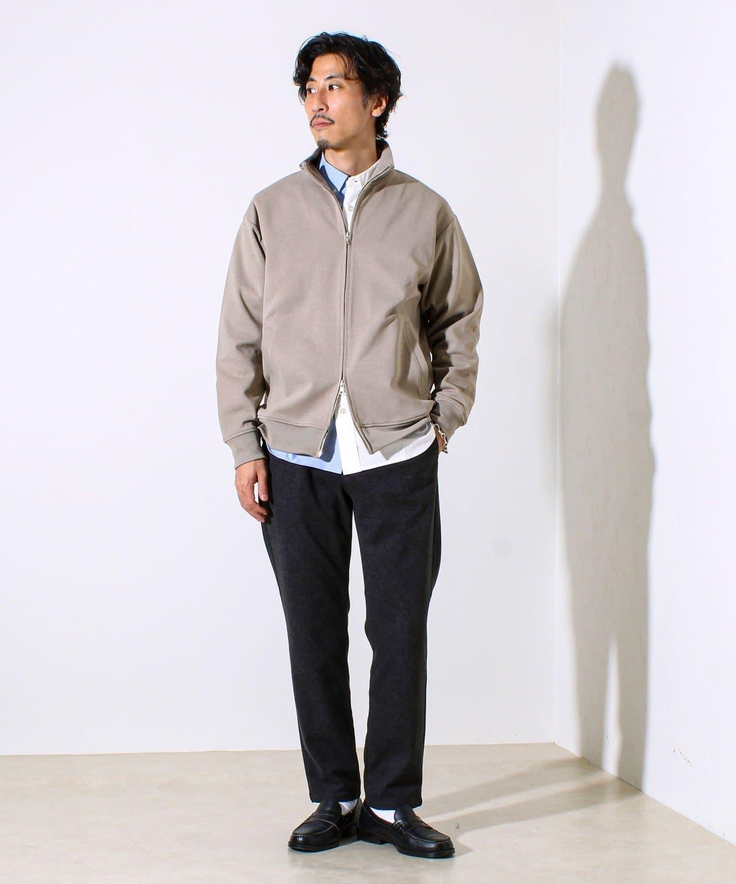 【Deep Shape】微絨彈力休閒褲