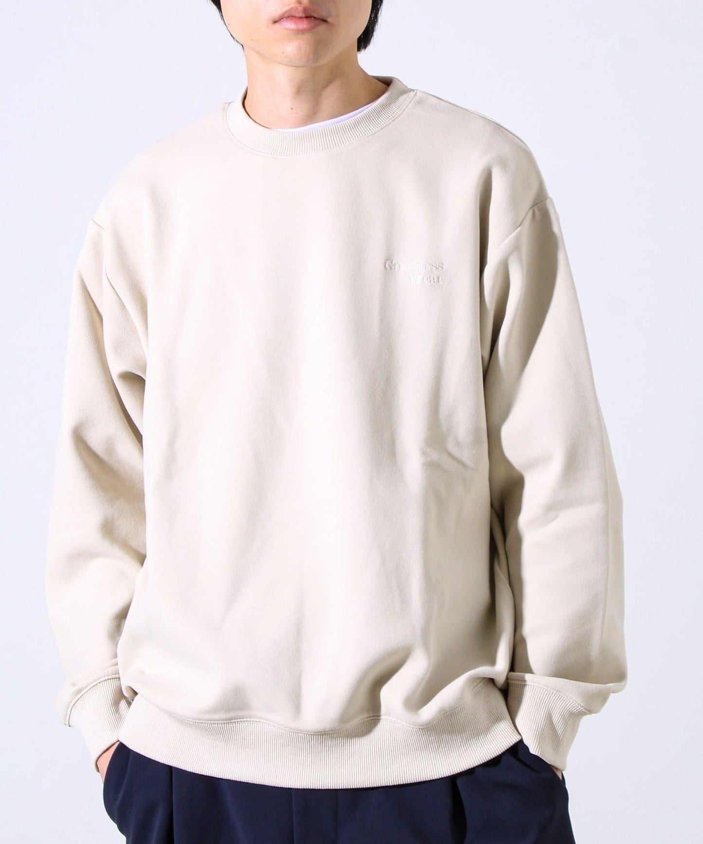 【GOODNESS WEAR】柔軟觸感加絨圓領衛衣