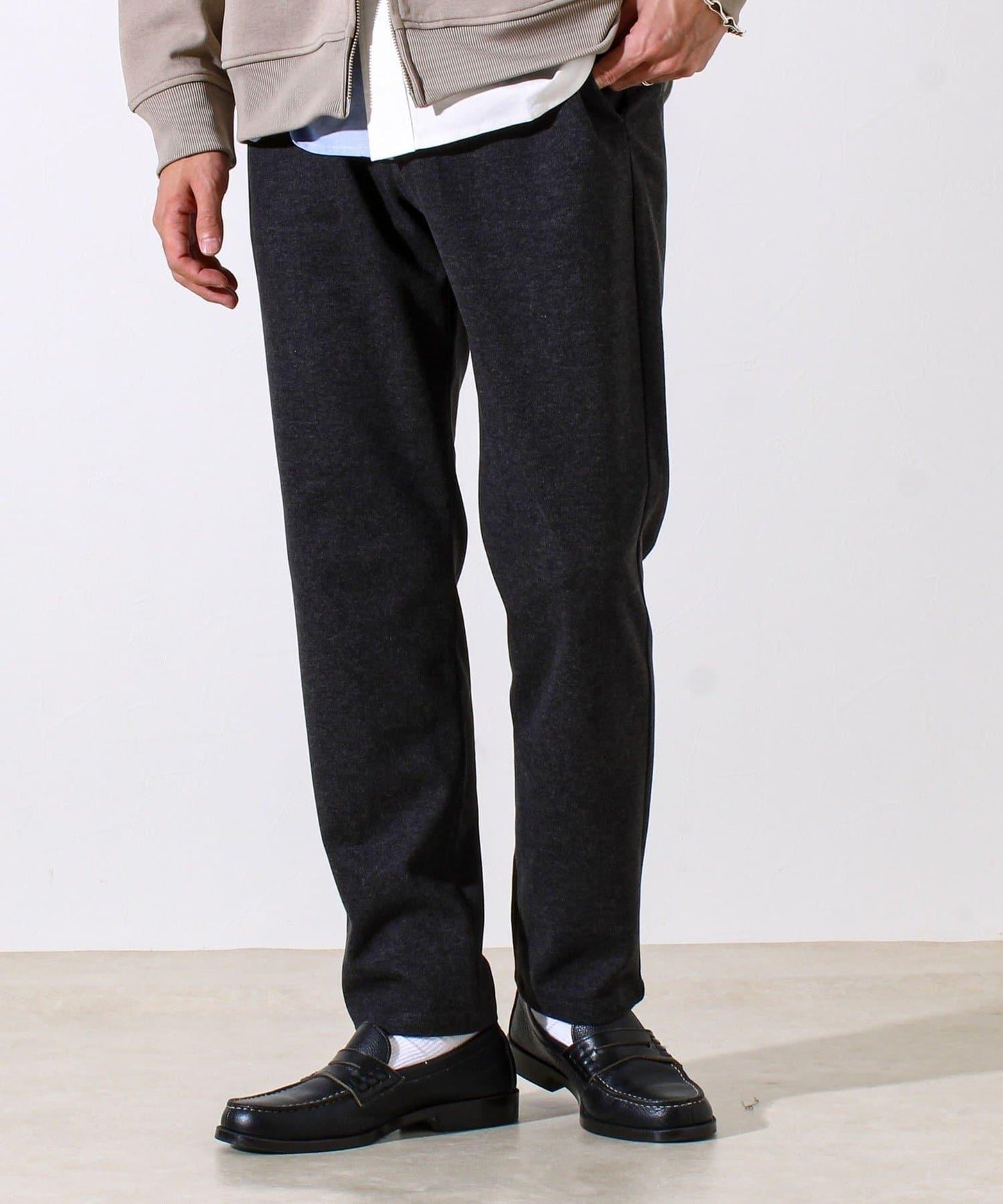 【Deep Shape】微絨彈力休閒褲